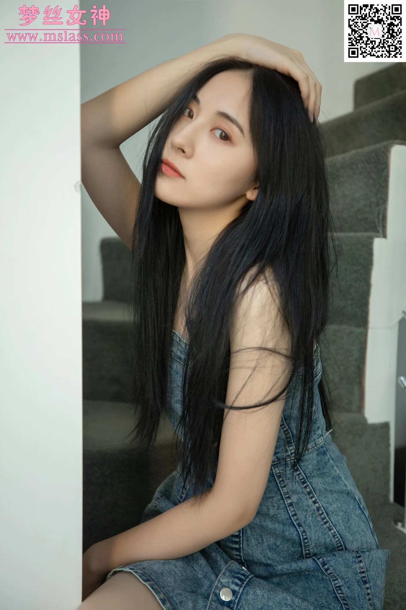 [MSLASS梦丝女神] 2020.06.27 NO.116 小允儿 牛仔连衣裙 [62P]插图3